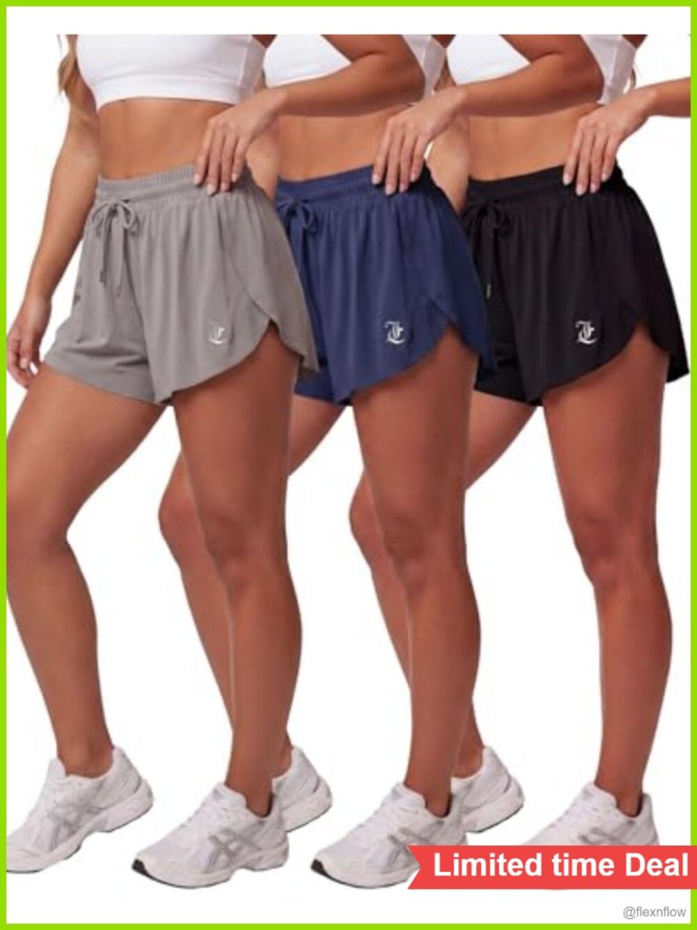 Juicy Couture Flowy Running Athletic Workout Gym Lounge Shorts